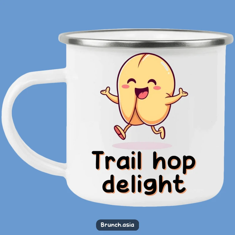 Funny Fortune Cookie Hopping Camping Mug - Your Lucky Trail Buddy!